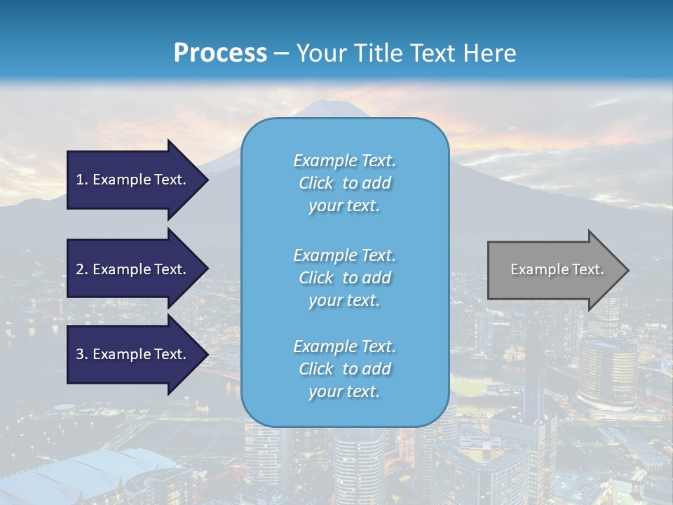 Landscape Sunrise Mountain PowerPoint Template