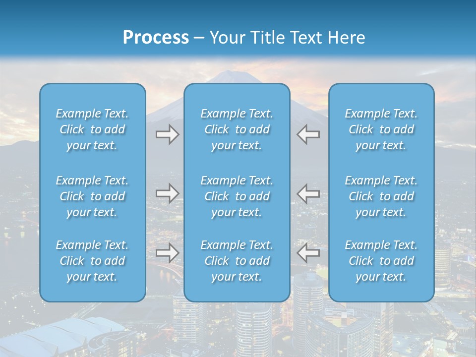 Landscape Sunrise Mountain PowerPoint Template