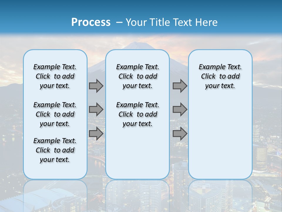 Landscape Sunrise Mountain PowerPoint Template