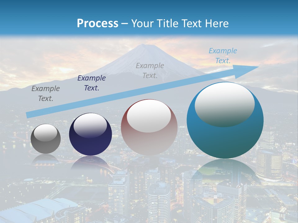 Landscape Sunrise Mountain PowerPoint Template