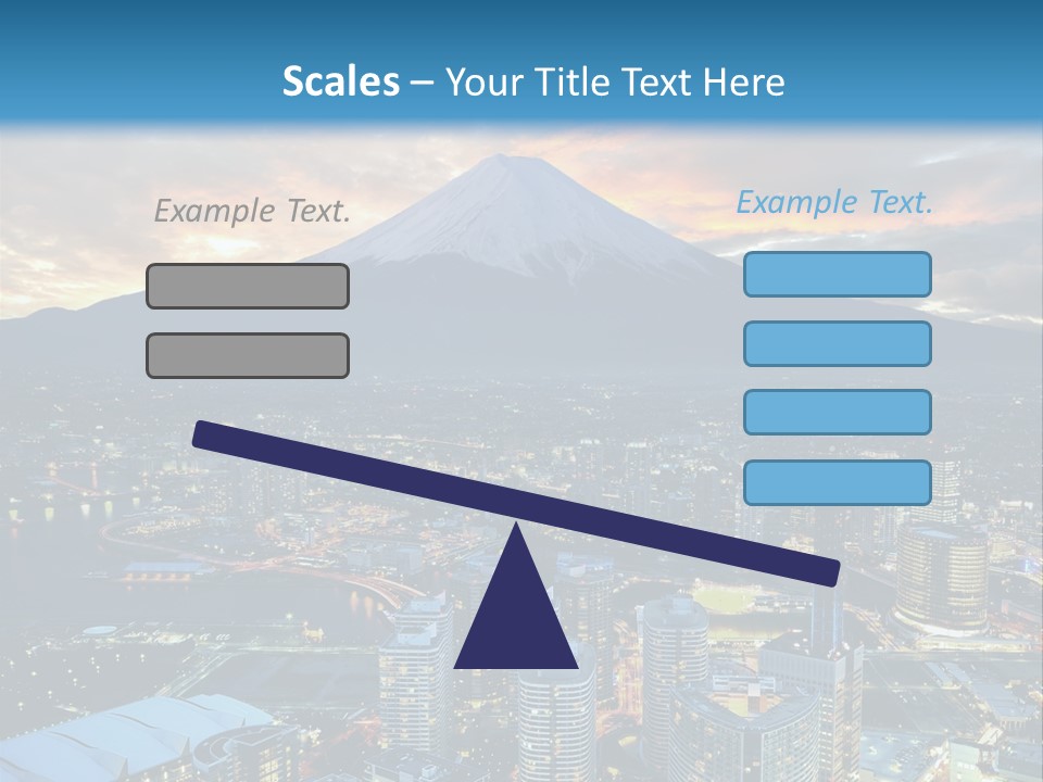 Landscape Sunrise Mountain PowerPoint Template