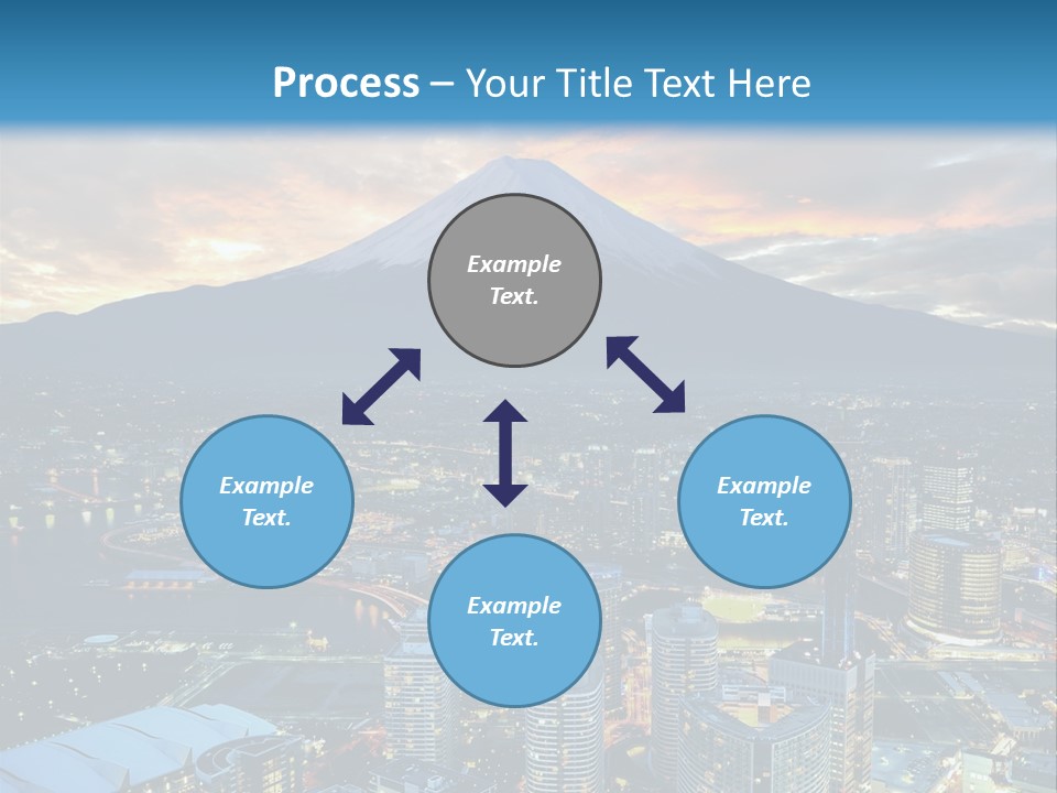 Landscape Sunrise Mountain PowerPoint Template
