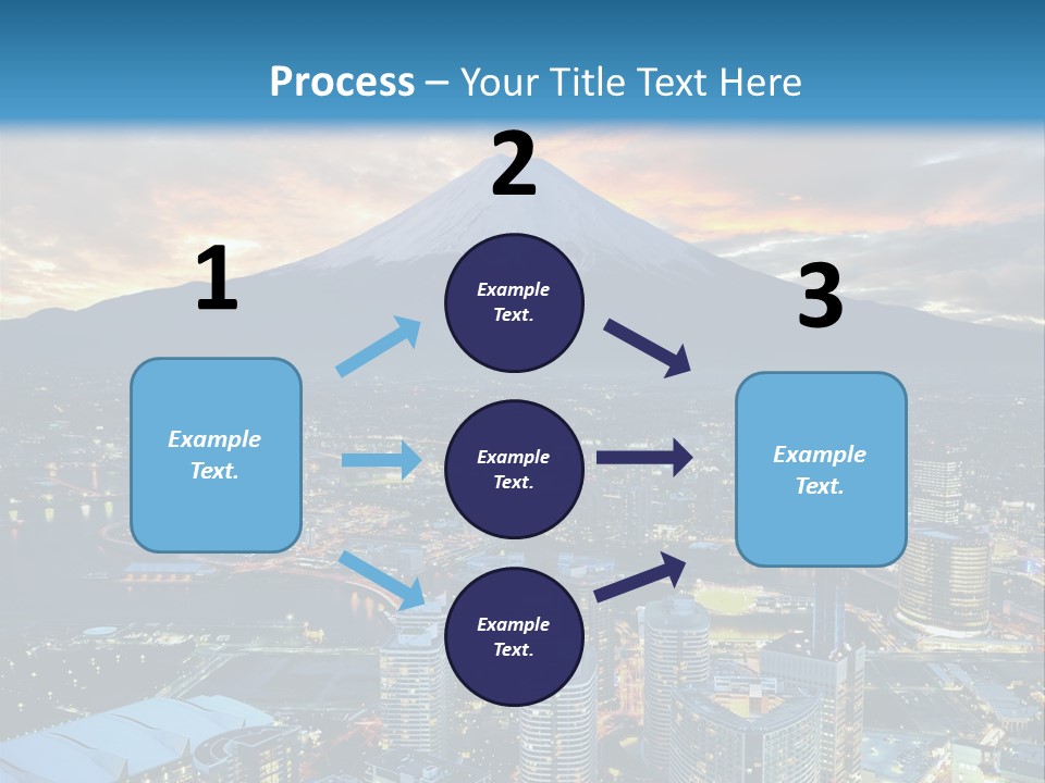 Landscape Sunrise Mountain PowerPoint Template