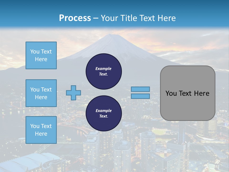 Landscape Sunrise Mountain PowerPoint Template
