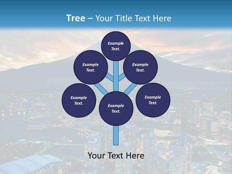 Landscape Sunrise Mountain PowerPoint Template