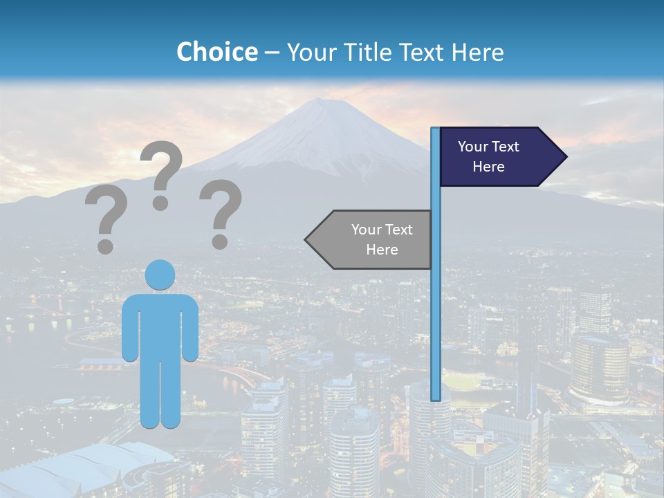 Landscape Sunrise Mountain PowerPoint Template