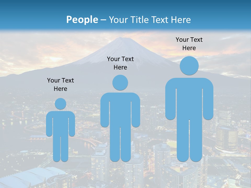 Landscape Sunrise Mountain PowerPoint Template