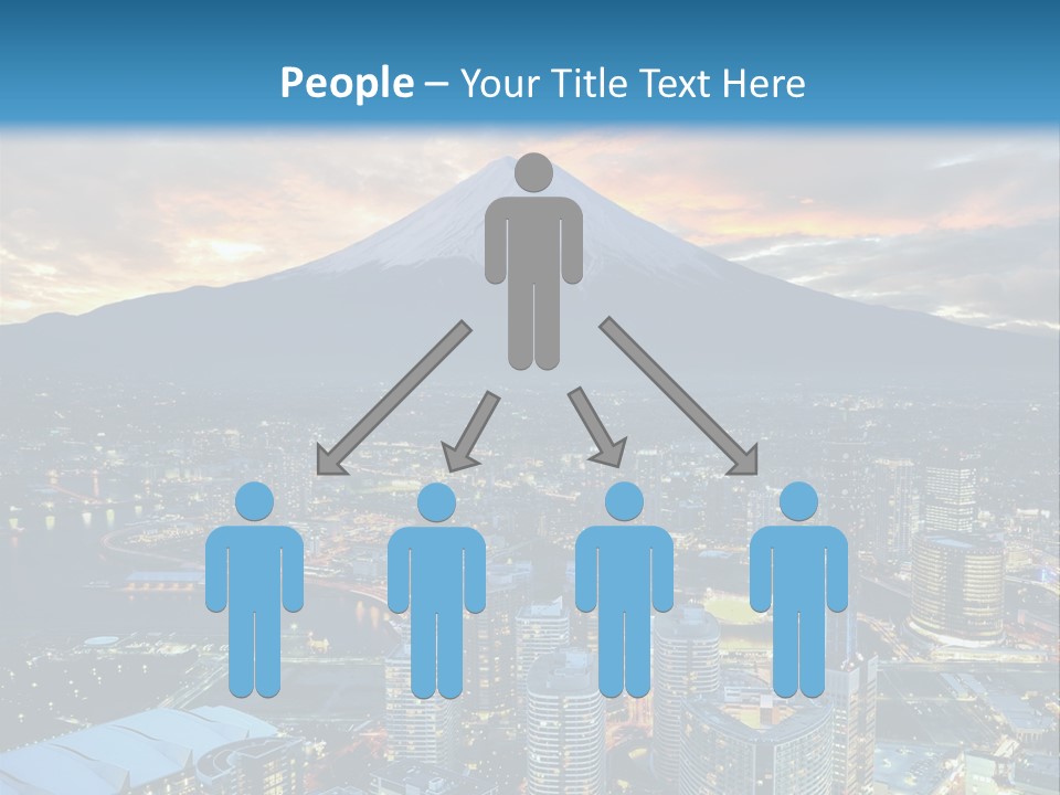 Landscape Sunrise Mountain PowerPoint Template