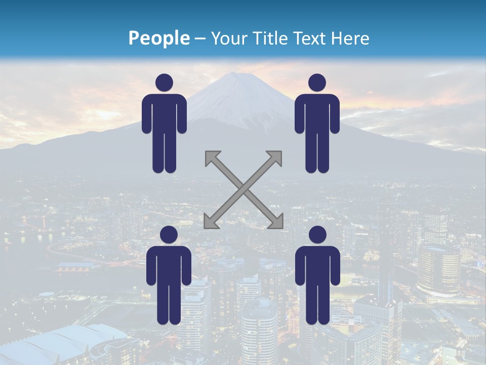 Landscape Sunrise Mountain PowerPoint Template