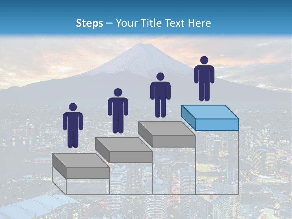 Landscape Sunrise Mountain PowerPoint Template