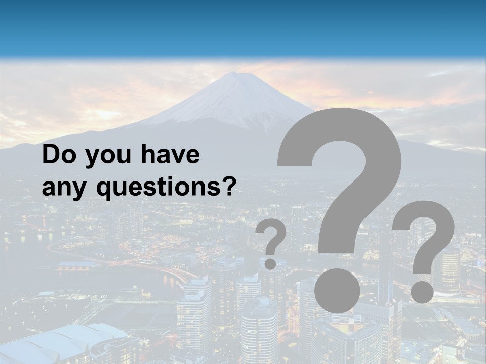 Landscape Sunrise Mountain PowerPoint Template