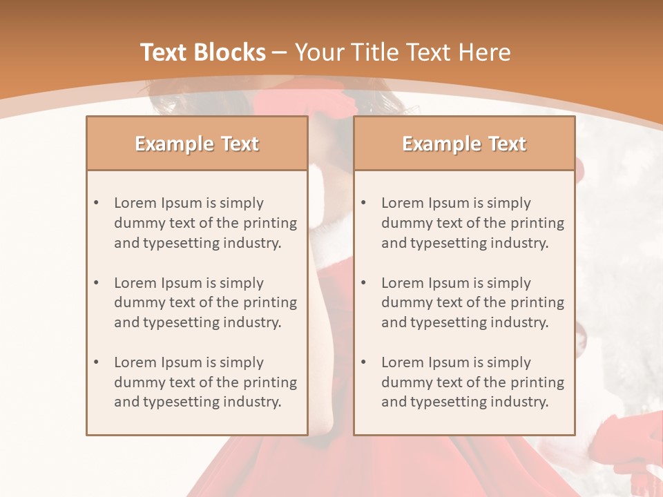 People Bag Sensual PowerPoint Template