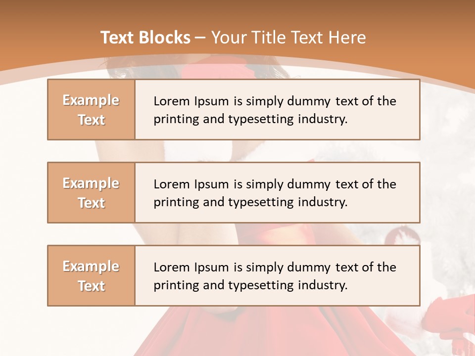 People Bag Sensual PowerPoint Template