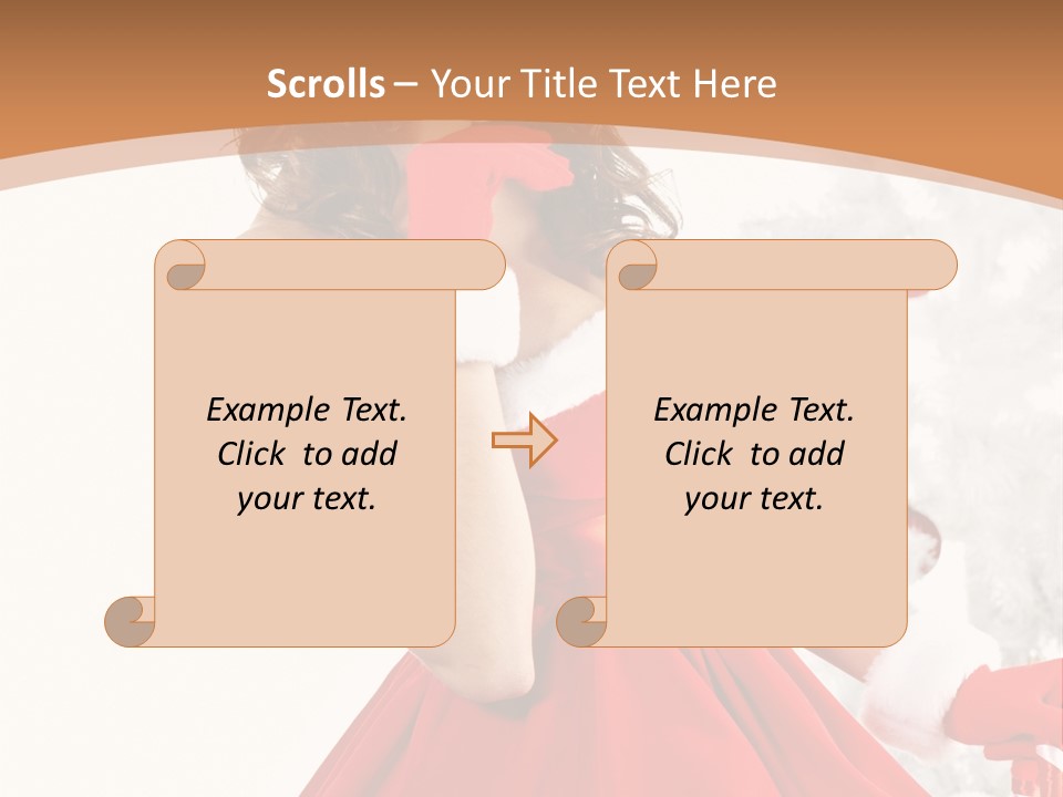 People Bag Sensual PowerPoint Template