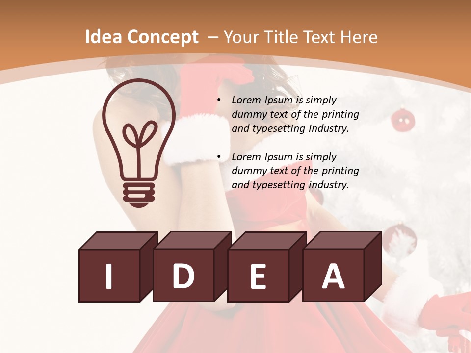 People Bag Sensual PowerPoint Template