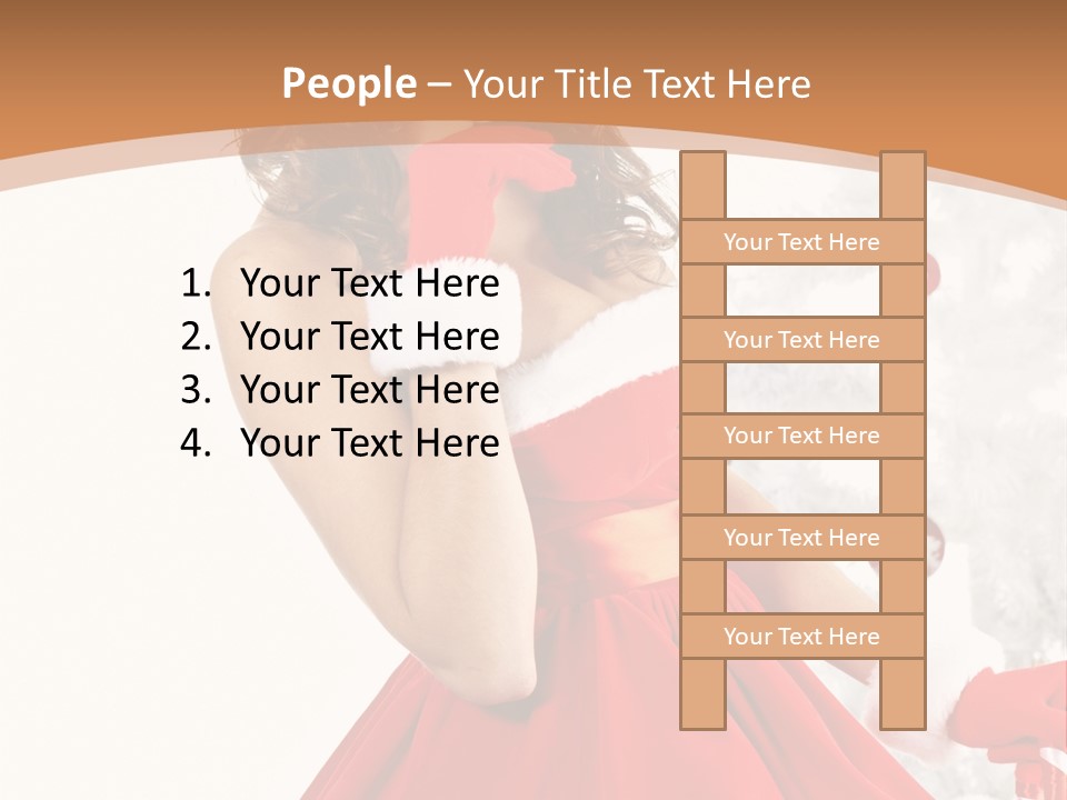 People Bag Sensual PowerPoint Template
