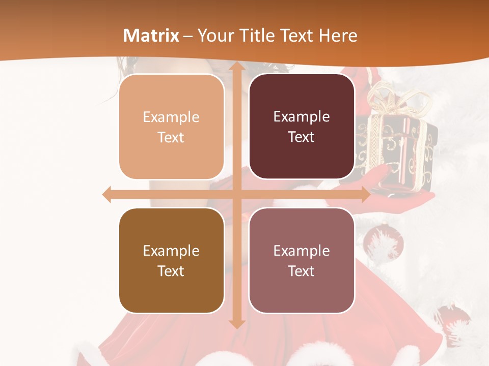 Costume Holiday Santa PowerPoint Template