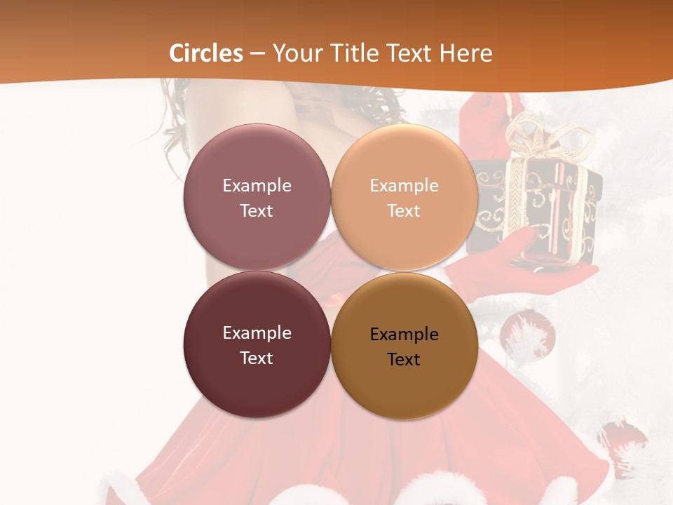 Costume Holiday Santa PowerPoint Template