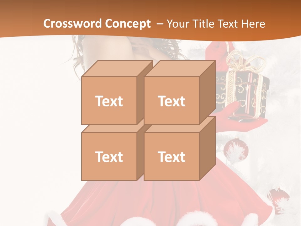 Costume Holiday Santa PowerPoint Template