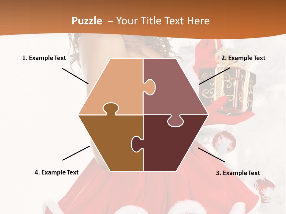 Costume Holiday Santa PowerPoint Template