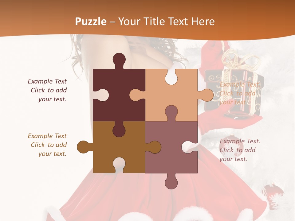 Costume Holiday Santa PowerPoint Template