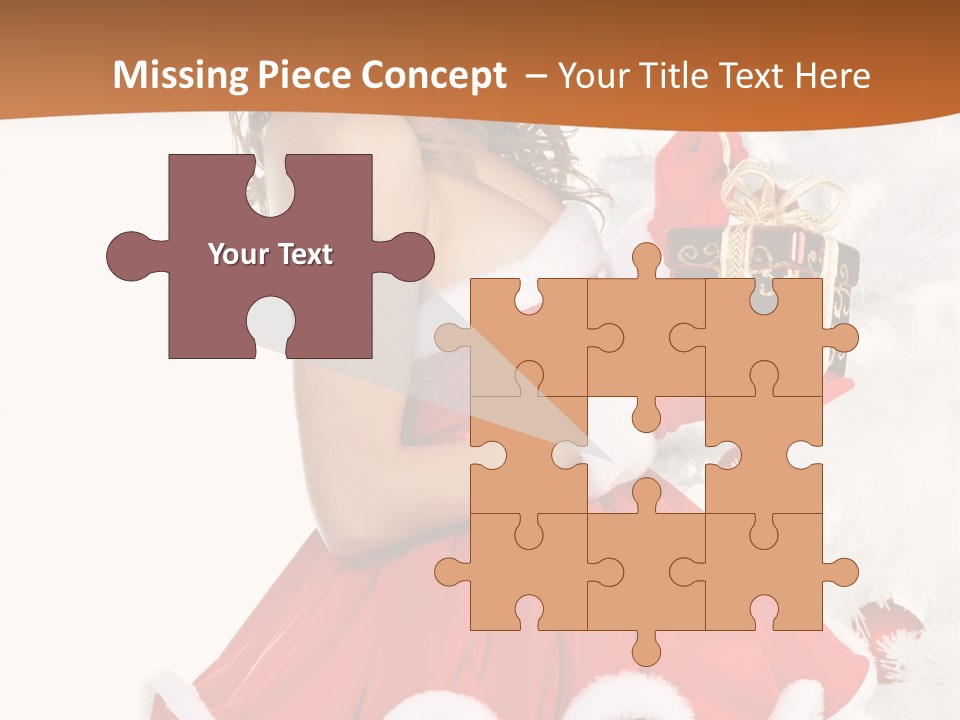 Costume Holiday Santa PowerPoint Template