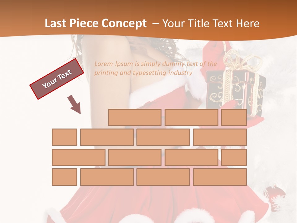 Costume Holiday Santa PowerPoint Template