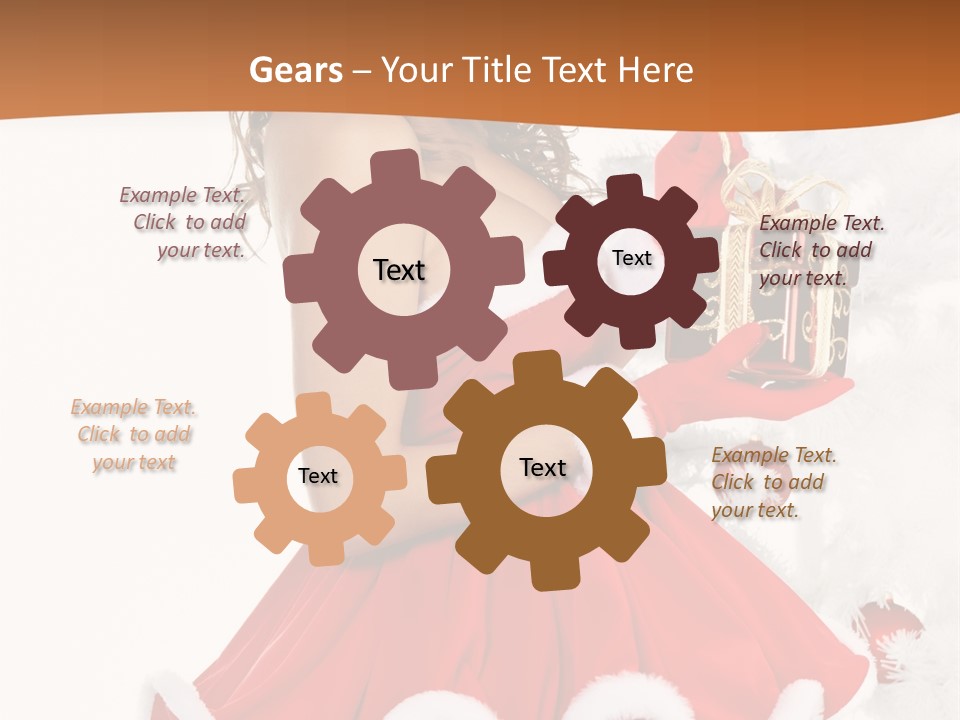 Costume Holiday Santa PowerPoint Template