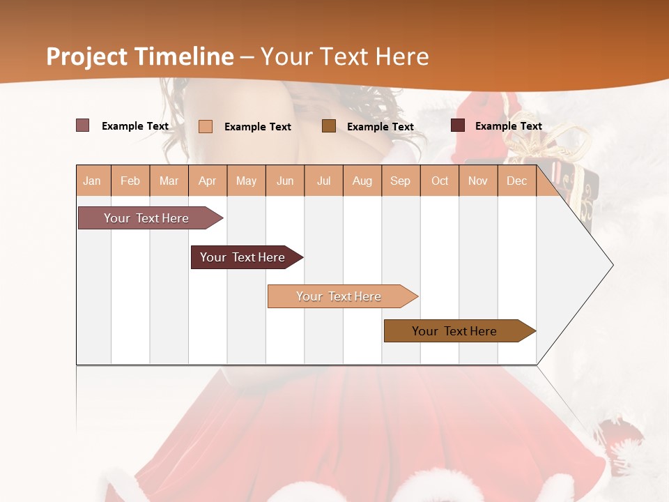 Costume Holiday Santa PowerPoint Template