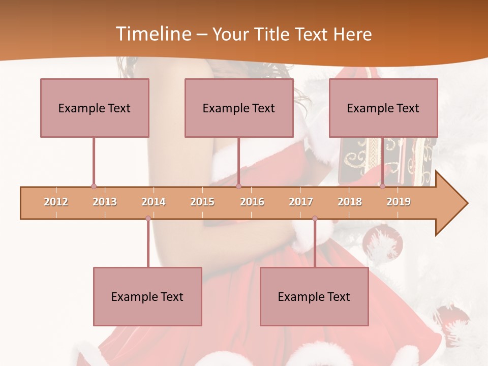 Costume Holiday Santa PowerPoint Template