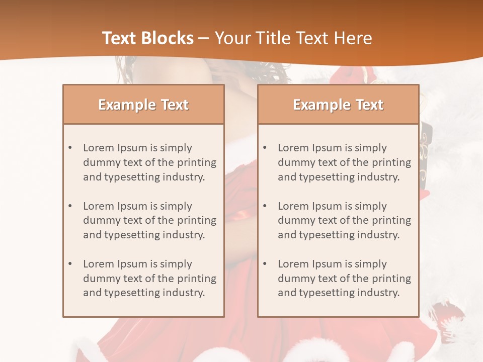 Costume Holiday Santa PowerPoint Template