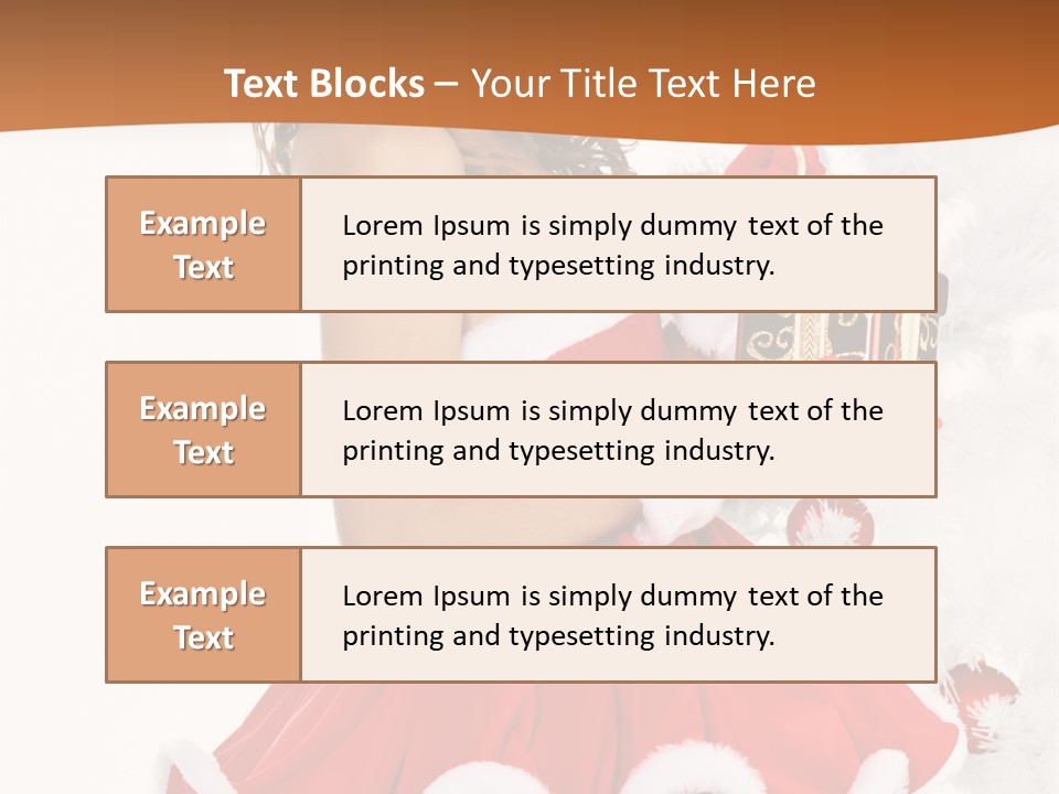 Costume Holiday Santa PowerPoint Template