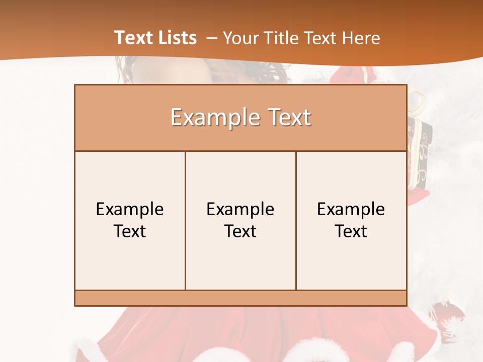 Costume Holiday Santa PowerPoint Template