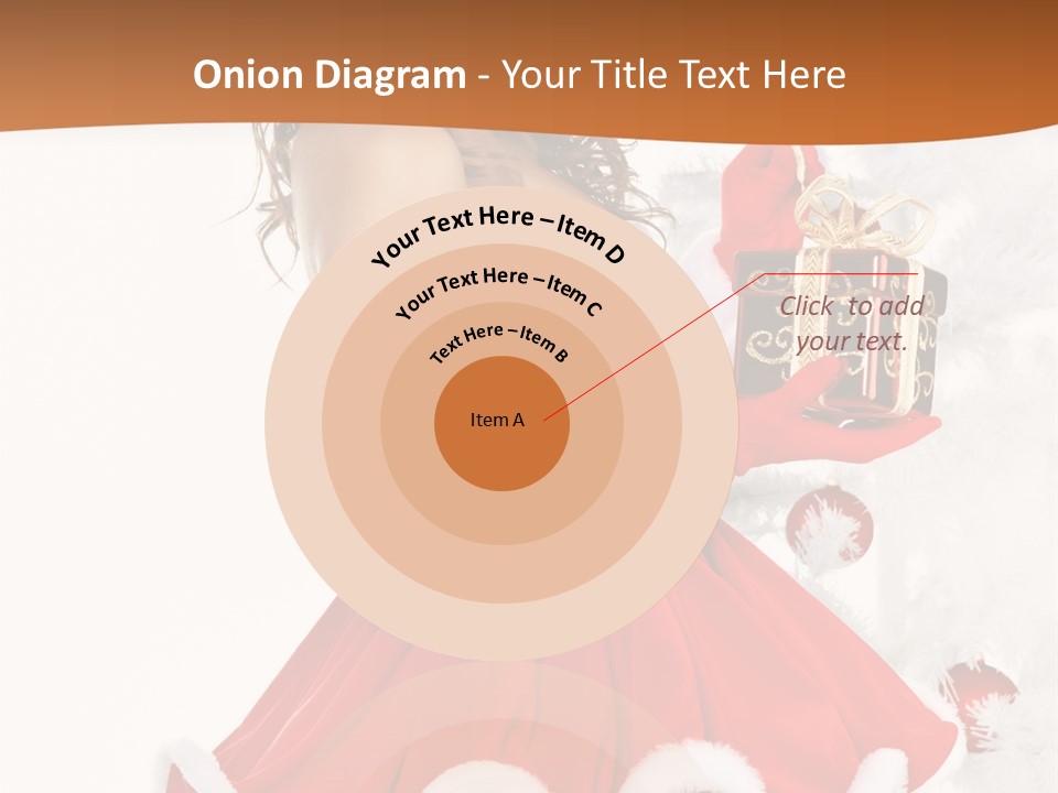 Costume Holiday Santa PowerPoint Template