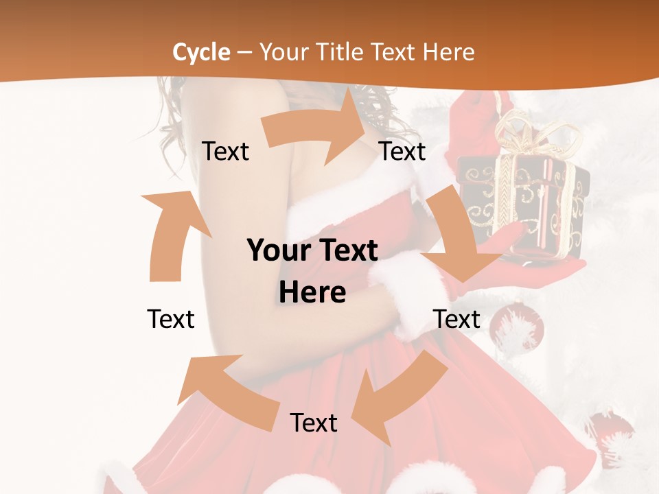 Costume Holiday Santa PowerPoint Template