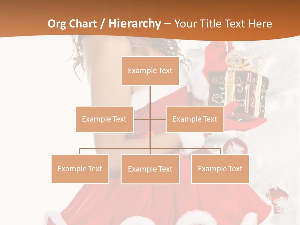 Costume Holiday Santa PowerPoint Template