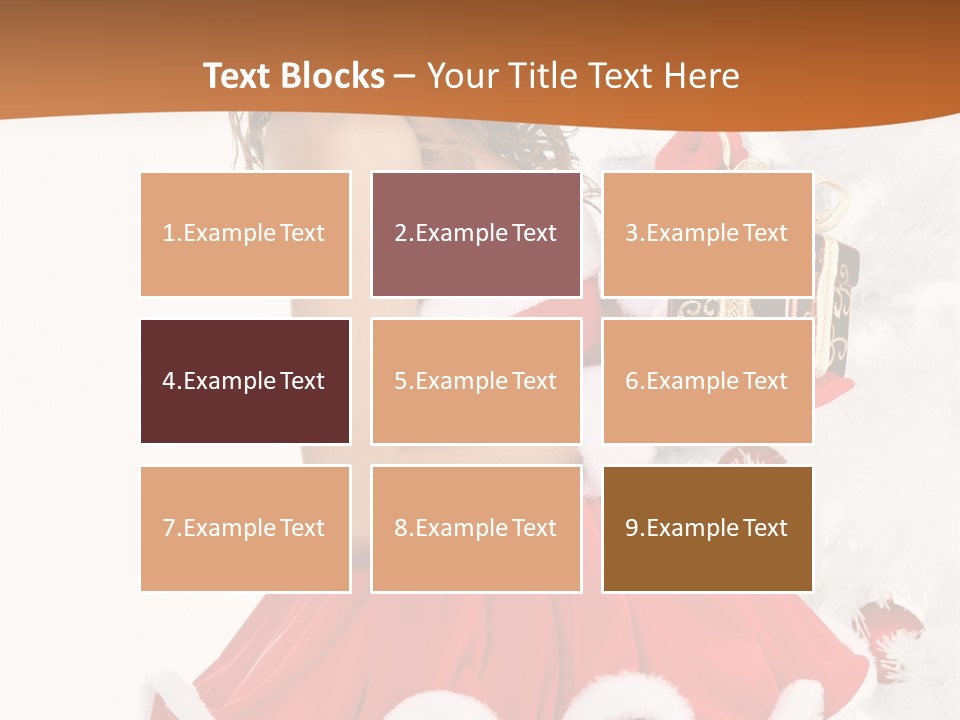 Costume Holiday Santa PowerPoint Template