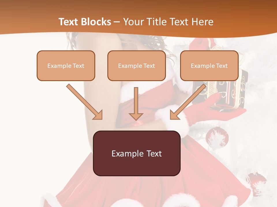 Costume Holiday Santa PowerPoint Template