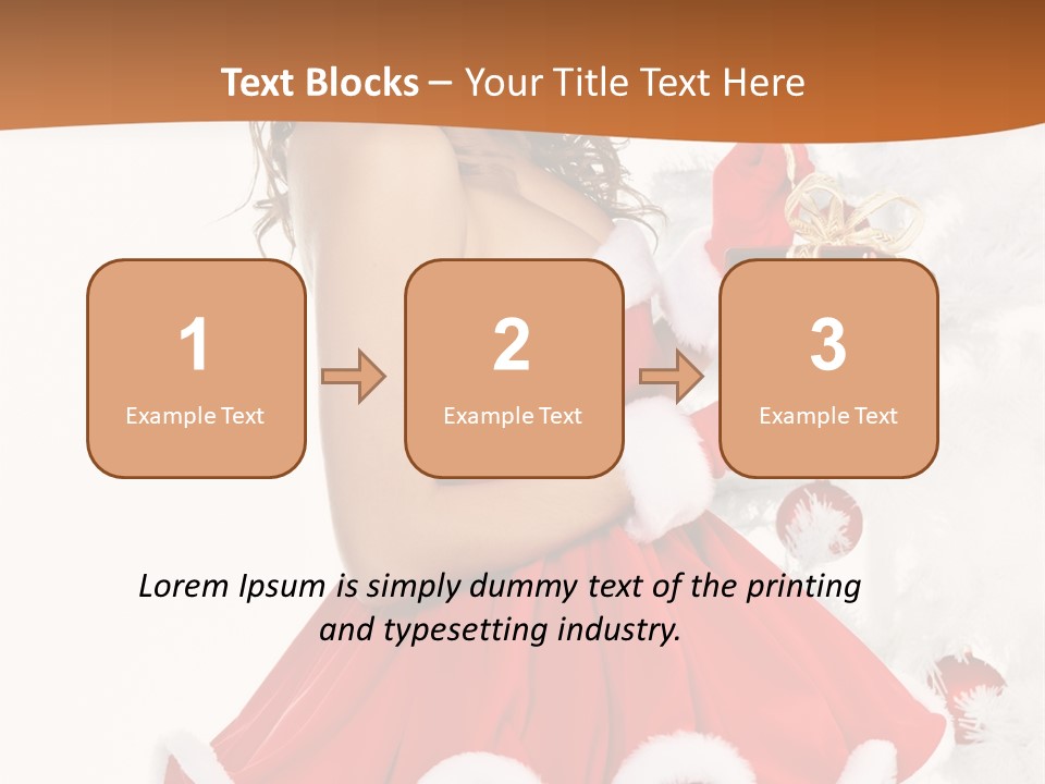 Costume Holiday Santa PowerPoint Template