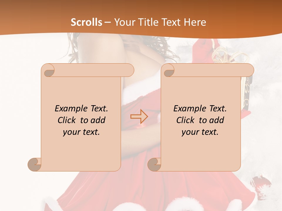 Costume Holiday Santa PowerPoint Template