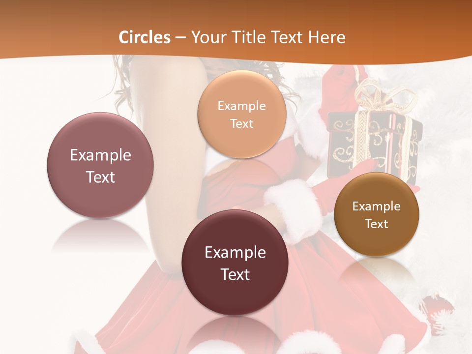 Costume Holiday Santa PowerPoint Template