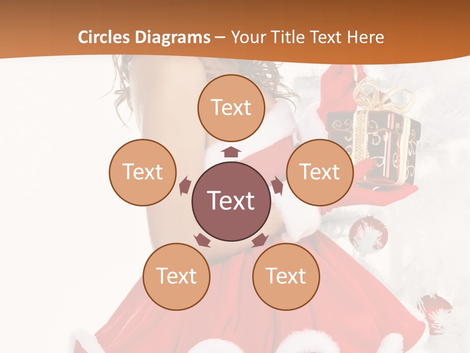 Costume Holiday Santa PowerPoint Template