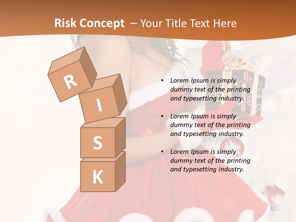 Costume Holiday Santa PowerPoint Template