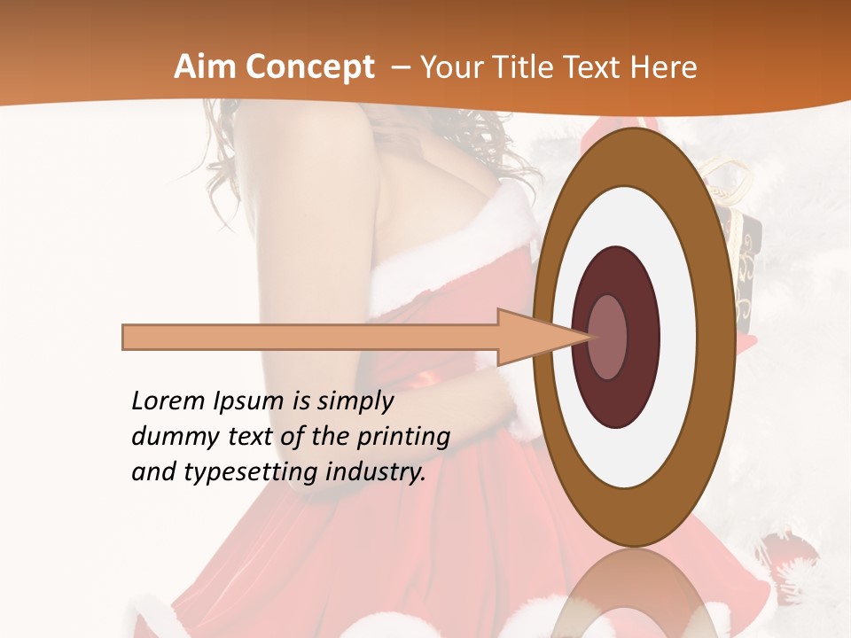 Costume Holiday Santa PowerPoint Template