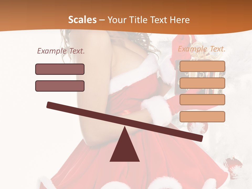 Costume Holiday Santa PowerPoint Template