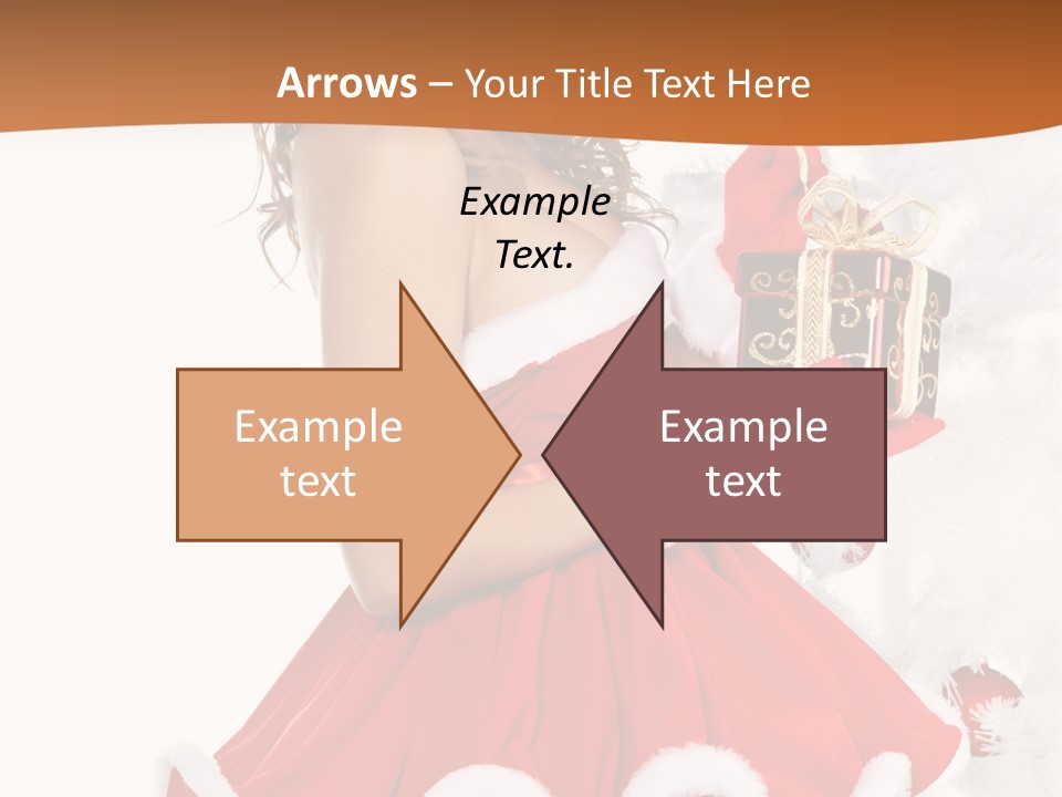 Costume Holiday Santa PowerPoint Template