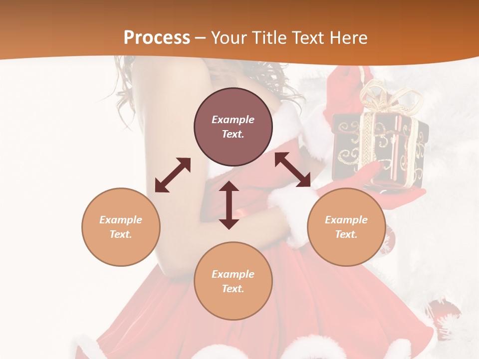 Costume Holiday Santa PowerPoint Template