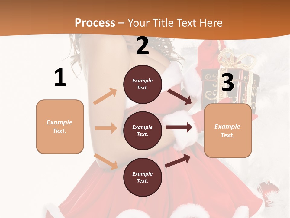 Costume Holiday Santa PowerPoint Template