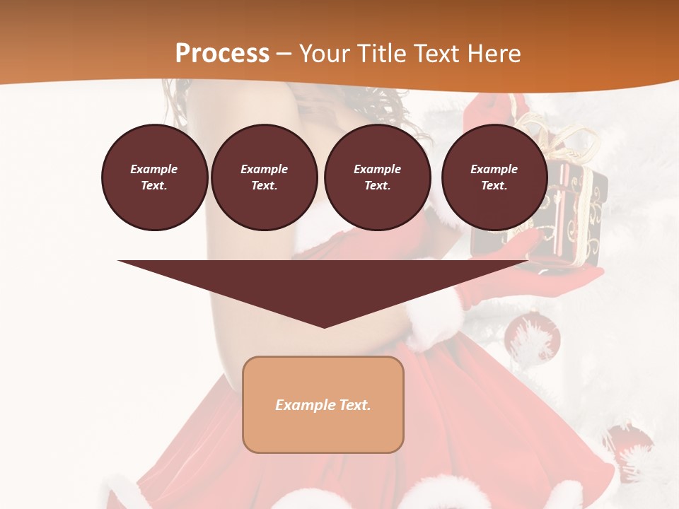 Costume Holiday Santa PowerPoint Template