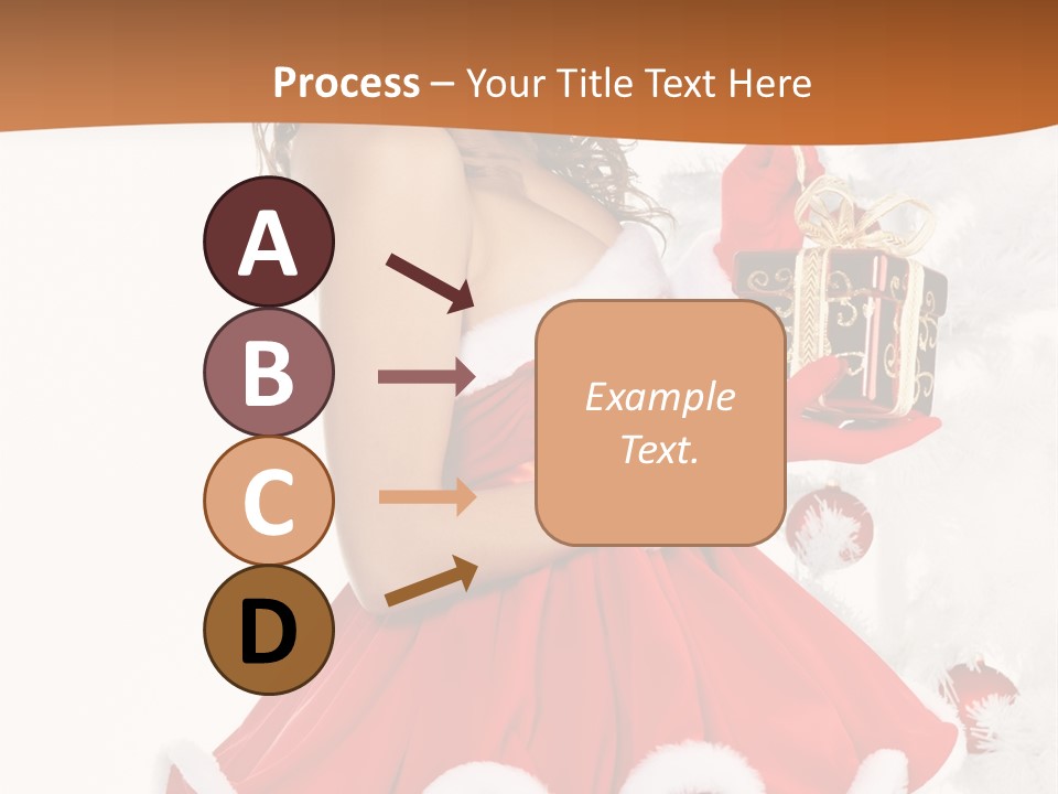 Costume Holiday Santa PowerPoint Template